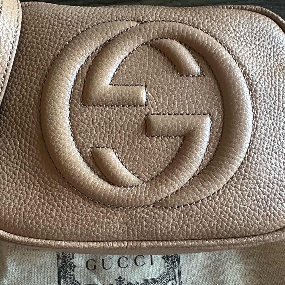 NWOT Gucci Rose Beige Disco Bag - Picture 8 of 16